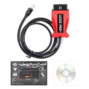 포드 자동차용 UCDS Pro+ V1.27.001 OBD2 스캐너 케이블 35 토큰 전체 기능 ECU 프로그래머 지원 (2017년까지) 완전 활성화됨
