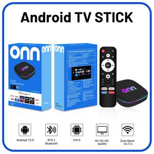 ONN 스마트 홈 시어터 TV 박스 AllwinnerH313 구글 어시스턴트 넷플릭스 스트리밍 블루투스 미디어 플레이어 8G128G 2.4G5G Wifi T1