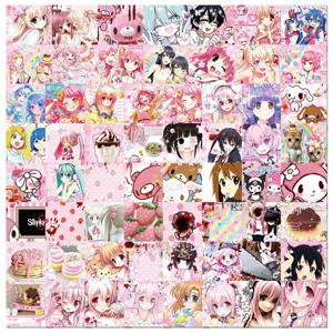 62Pcs 만화 귀여운 Cutecore 스티커 데칼 전화 노트북 가방 노트북 스케이트 보드 방수 스티커