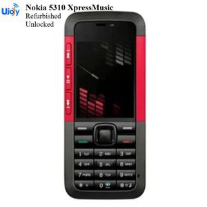 노키아 5310 XpressMusic 클래식폰 리퍼비시 언락폰 2MP 블루투스 라우드 스피커 러시아어 아랍어 히브리어 기능 탑재 휴대폰