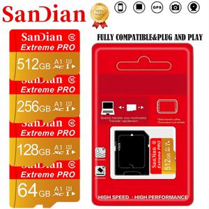 궁극의 TF 카드 메모리 카드 SD 카드 마이크로 TF SD 카드 64GB 128GB 512GB 울트라 HD C10 닌텐도 스위치 및 운전 기록 장치용