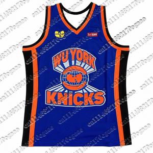 뉴 우탱클랜 WUYORK KNICKS 힙합 랩 농구 저지 남성용 탱크탑 Y2K 오버사이즈 빈티지 힙합 그래픽 통기성 조끼