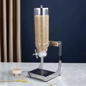 3.5L 팝콘 과일 주스 중력식 보관함 건조식품 견과류 벌크 상단 중력식 벌크 디스펜서 메커니즘 시리얼 디스펜서