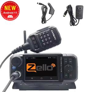 새로운 ANYSECU Zello 4G-W2Pro 언락 4G 네트워크 라디오 안드로이드 11 WIFI POC 라디오, Real-PTT GroupTalk 지원, 충전기 세트 포함