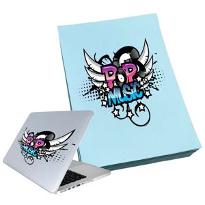 A4 블루 백킹 페이퍼 DIY 디스플레이 화이트 레이저 투명 전사 필름 프린터블 워터슬라이드 데칼 전사 용지 (레이저젯용)