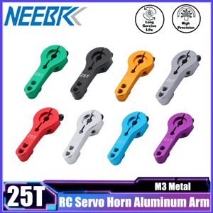 NEEBRC 25T RC 서보 혼 알루미늄 암 세트 (MG995 MG996R E9001 RC 자동차 보트 크롤러 모델 Futaba HL JX SPT PowerHD Wltoys 장난감용)
