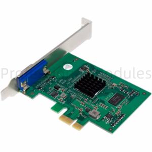 L93A-ST425 Pcie X1 AST2400 VGA 그래픽 카드 2K 1920 X1200 32Bpp@ 60Hz Win10/Win 11용 PCIE 32/64 확장 어댑터