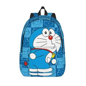 도라에몽 블루 고양이 고양이 멋진 배낭 야외 고등학교 하이킹 여행 데이 팟 남성용 여성용 노트북 컴퓨터 숄더백