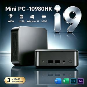 2026 미니 PC 인텔 I9 10980HK N150 윈도우 11 프로 휴대용 컴퓨터 32GB 램 1TB 2TB SSD WiFi 6 BT5.2 오피스 게이밍 데스크탑 PC