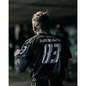 남성용 ASKARI 83 축구 저지 넘버 레터 프린트 반팔 메쉬 Y2K 오버사이즈 루즈핏 파이팅 운동 스포츠 탑