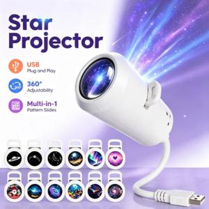 갤럭시 스타리 스카이 라이트 LED 무드등 HD 스마트 다이내믹 홀로그램 라이트 프로젝터 침실 천장 자동차용 분위기 조명