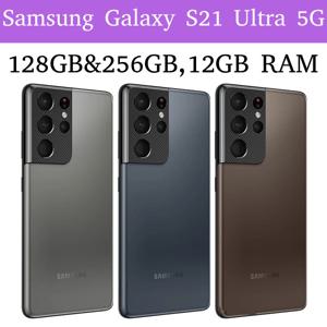 리퍼비시 삼성 갤럭시 S21 울트라 5G G998U 스마트 안드로이드 폰 6.8인치 5000mAh 25W NFC 폰 쿼드 카메라 108MP 언락폰