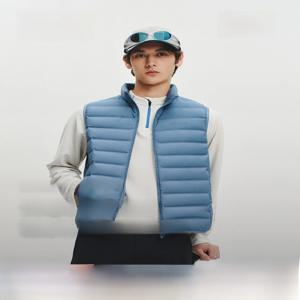 경량 남성용 다운 재킷 보시뎅 260135049 구스다운 조끼 부피가 큰 느낌 없는 따뜻함 짧은 스타일 폴리에스터 원단