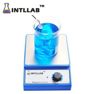 INTLLAB 자석 교반기 믹서 교반봉 포함 3000rpm 3000ml 최대 용량 - 미끄럼 방지 베이스 화학 저항성 실험실 샘플용