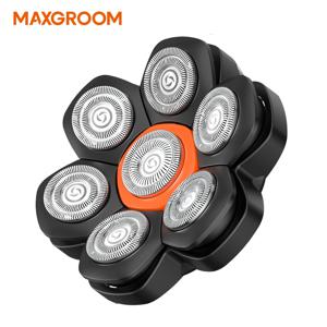 대머리 남성용 모델 JK-1688 자기 부착 교체 면도기 헤드 용 7D 헤드 면도기 용 MAXGROOM 교체 면도기 헤드