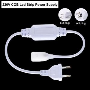 EU AU 플러그 전원 공급 장치 (220V COB LED 스트립 조명용, 디머 타이밍 스위치, ON/OFF 버튼 스위치, 변압기, 전원 어댑터 포함)
