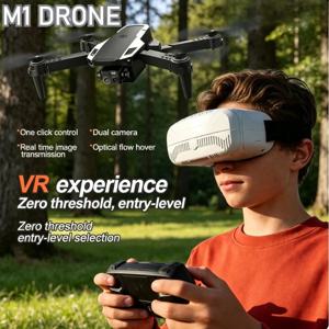 오리지널 M1 GPS 접이식 드론 HD 카메라 광학 흐름 포지셔닝 VR 안경 휴대용 RC 쿼드콥터 야외 항공 드론