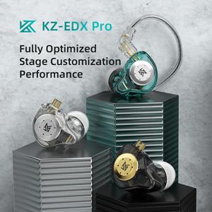 KZ EDX PRO 인이어 이어폰 다이나믹 이어폰 HIFI 음악 스포츠 이어버드 스포츠 노이즈 캔슬링 헤드셋 KZ EDX PRO DQ6 ZS10PRO MT1