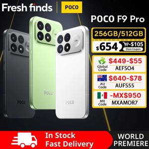 POCO F9 Pro【월드 프리미어】글로벌 버전 5G 스마트폰 스냅드래곤 8 엘리트 5세대 6.59인치 185Hz 디스플레이 200MP 6330mAh 100W 충전