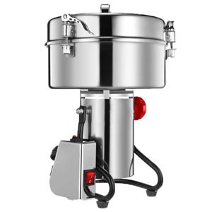 상업용 곡물 연마기 고속 4500W 시리얼, 의약 재료, 향신료 분말 분쇄기, 스테인레스 스틸 커피 연마기, 4500g