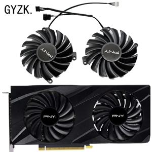 새로운 PNY GeForce RTX3060 3060ti VERTO 듀얼 팬 그래픽 카드 교체 팬 CF-12910S