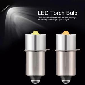 LED 업그레이드 전구, 화이트 마그라이트 손전등, DC6V-24V 교체 전구, 토치 작업 램프, P13.5S E10 BA9S 베이스, 5W, 6500K, 3W