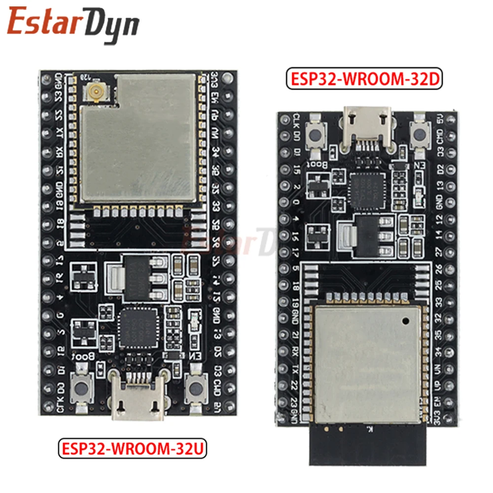 Estardyn ESP32-DevKitC 코어 보드 ESP32 개발 보드 ESP32-WROOM-32D ESP32-WROOM-32U WIFI+블루투스 IoT NodeMCU-32