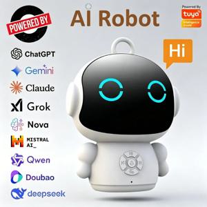 투야 스마트 AI 로봇 와이파이 조기 교육용 장난감, 어린이용 음성 인식 및 음성 상호 작용 교육 학습 기기