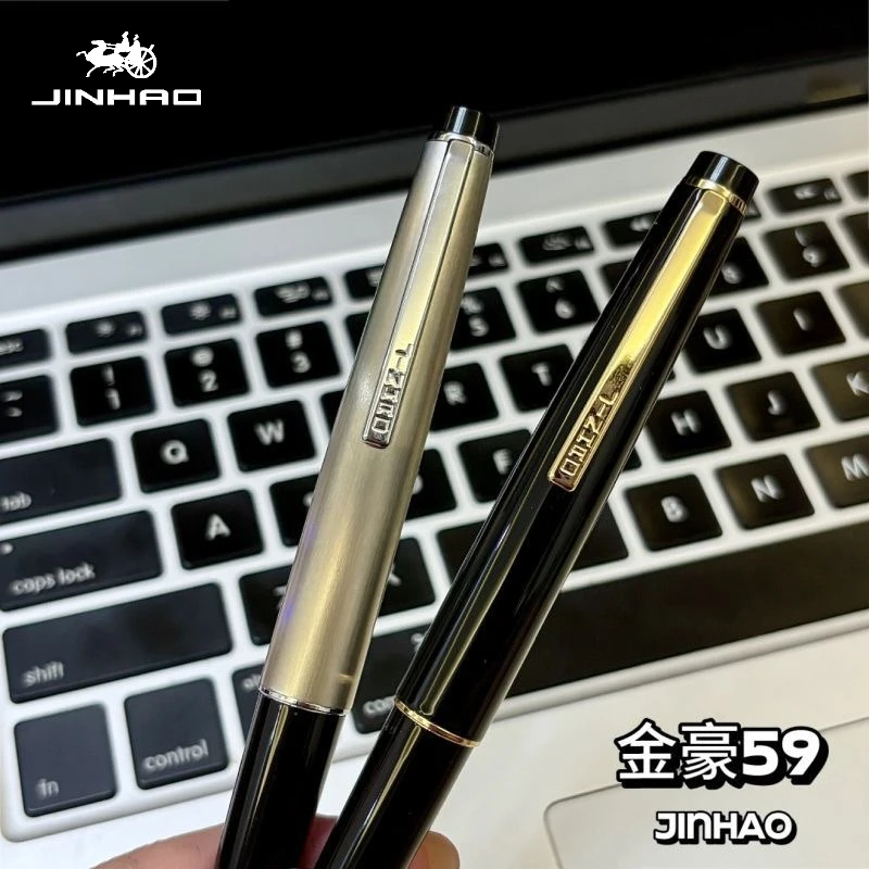 JINHAO 59 만년필 EF F 후드형 펜촉 고급스럽고 우아한 만년필 PK 80 학교 사무용품 문구 서예 펜