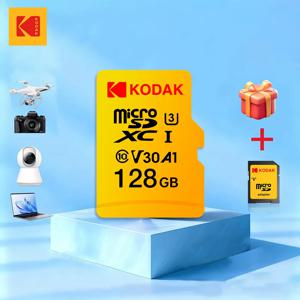 코닥 메모리 카드 256GB/128GB 64GB/32GB 고속 TF 카드 A1 V30 C10 컴퓨터, 휴대폰, 모니터, 블랙박스, 카메라용