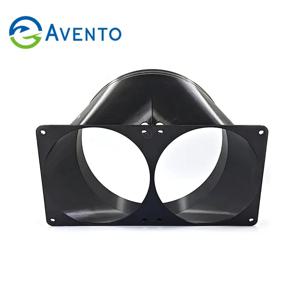 Antminer Iceriver 이중 팬 덕트 슈라우드(antminer S21, S19, S17 시리즈용), 120mm 이중 열 팬이 장착된 Iceriver Miner.