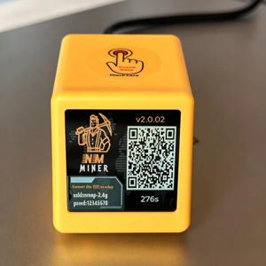 NM-TV ESP32 BTC 솔로 로터리 마이너 1061KH/s 해시레이트 저전력 소비 무소음 데스크탑 시계 컴퓨터 괴짜 선물 가정용