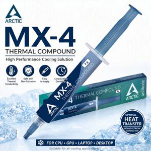 ARCTIC MX-4 4G 8G 모든 프로세서용 열전도 페이스트 CPU GPU 장시간 지속성 안전한 사용 프리미엄 성능 비전도성