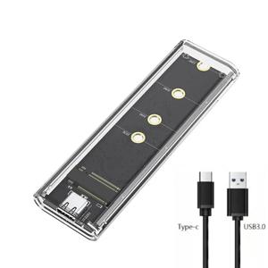 M.2 NGFF/NVME to USB3.0 모바일 하드 디스크 케이스 SATA SSD Type-C 5Gbps 엔클로저 어댑터