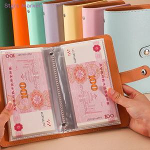 새로운 100개 봉투 저축 챌린지 재사용 가능한 커플 저축 노트 저축 바인더 예산 저축 챌린지 북
