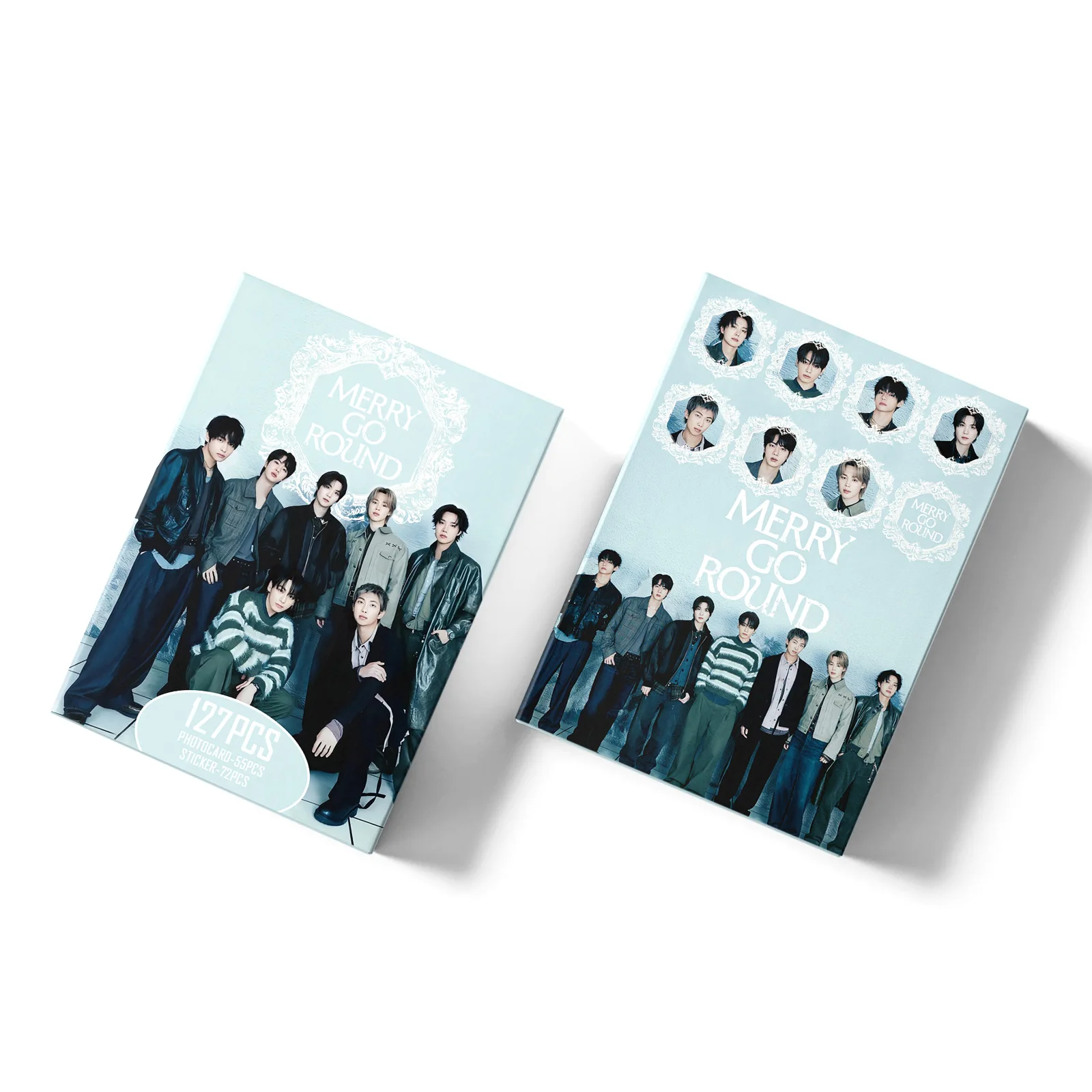 127pcs 앨범 메리고라운드 로모 카드 HD 인쇄 포토카드 팬 선물 포토 카드 팬 컬렉션 인쇄 카드
