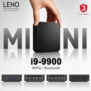 LENO 미니 PC 게이머 인텔 코어 i9-9900 휴대용 컴퓨터 16GB RAM 2TB SSD FHD 블루투스 WiFi6 윈도우 11 게이밍 오피스 4K HDMI