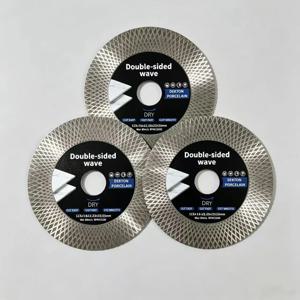 타일용 터보 도자기 다이아몬드 절단 디스크, 115mm~125mm 사이즈에 적합, 세라믹, 도자기, 화강암 및 마블에 이상적