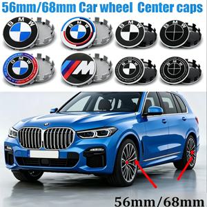 BMW F34 F10 F20 F48 F39 F30 F22 F32 E46 E90 E60 E39 E87 E90 E30 배지 허브캡 자동차 휠 센터 커버 엠블럼 4개 (56mm, 68mm)