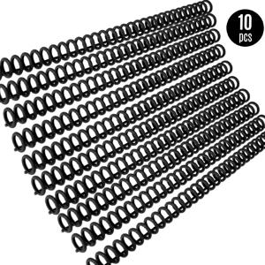 10pcs 플라스틱 30홀 루즈 리프 바인더 링 바인딩 스파인 빗 DIY 종이 노트북 앨범용 85매 용량