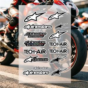 A-Alpinestars 데칼 로고 오토바이 스티커는 반사성이 있고 내구성이 뛰어나며 쉽게 벗겨지며 매우 장식적입니다.