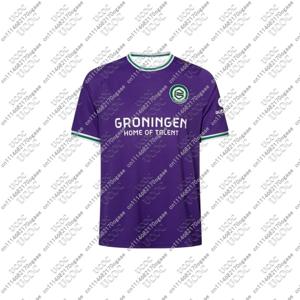 26-27 남성 아동용 F-FC 그로니넨 상의 성인용 어웨이 저지 게임 스포츠 네덜란드 남성용 통기성 축구 저지 티셔츠