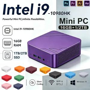 2026 미니 PC 인텔 코어 i9 10980HK 윈도우 11 컴퓨터 16GB 1TB 2TB WiFi6 휴대용 PC 게이밍 컴퓨터 미니 PC 데스크탑