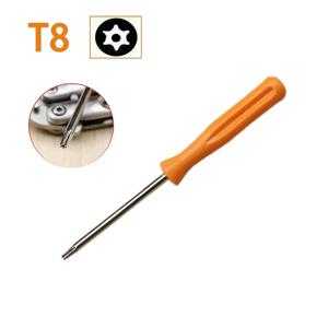 1pc Torx T8 보안 오프닝 스크루 드라이버 (팁에 구멍 있음) 콘솔 용 정밀 스크루 드라이버 특수 스크루 드라이버 핸드 툴