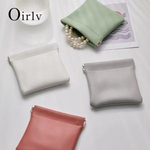 Oirlv PU 가죽 쥬얼리 포장 가방, 목걸이 반지 팔찌 귀걸이 정리함 보관 스냅, 하이 엔드 미니 선물 쥬얼리 파우치