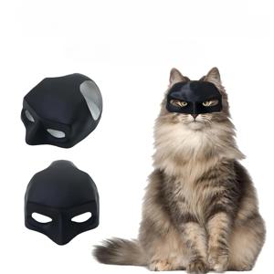 고양이 어벤저 마스크 박쥐 할로윈 3D 프린팅 코스프레 모자 고양이 재미있는 장난감 사진 소품 애완동물 액세서리
