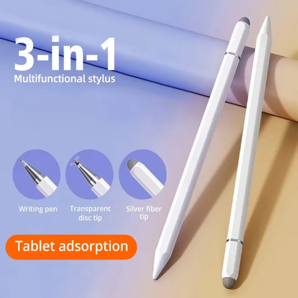 3 in 1 마그네틱 스타일러스 펜, 범용 정전식 터치 스크린 펜슬, 휴대폰, 태블릿, 안드로이드, iOS용 드로잉 및 필기 펜