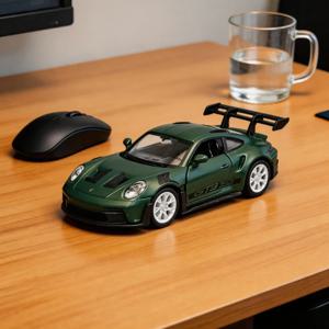 New1:36 포르쉐 911 GT3 RS 합금 미니 자동차 모델 레이싱 다이캐스트 금속 장난감 스포츠 시뮬레이션 컬렉션 풀백 어린이 선물