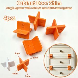 2개/4개 4-in-1 서랍 씰, 2-3-4-5mm 간격용 캐비닛 도어 목공용 가스켓, 서랍 수리 및 가구 장식용 가구 스페이서