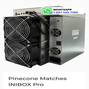 LTD 파인콘 매치 프로 INIBOX 2.4GH/s 베르사해시 INI 채굴기 1280W |   60 dB, 195 × 165 × 125 mm, 3.05 kg, 이더넷, 4개 팬